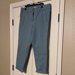 LOFT Women's Slate Blue Cropped Pants